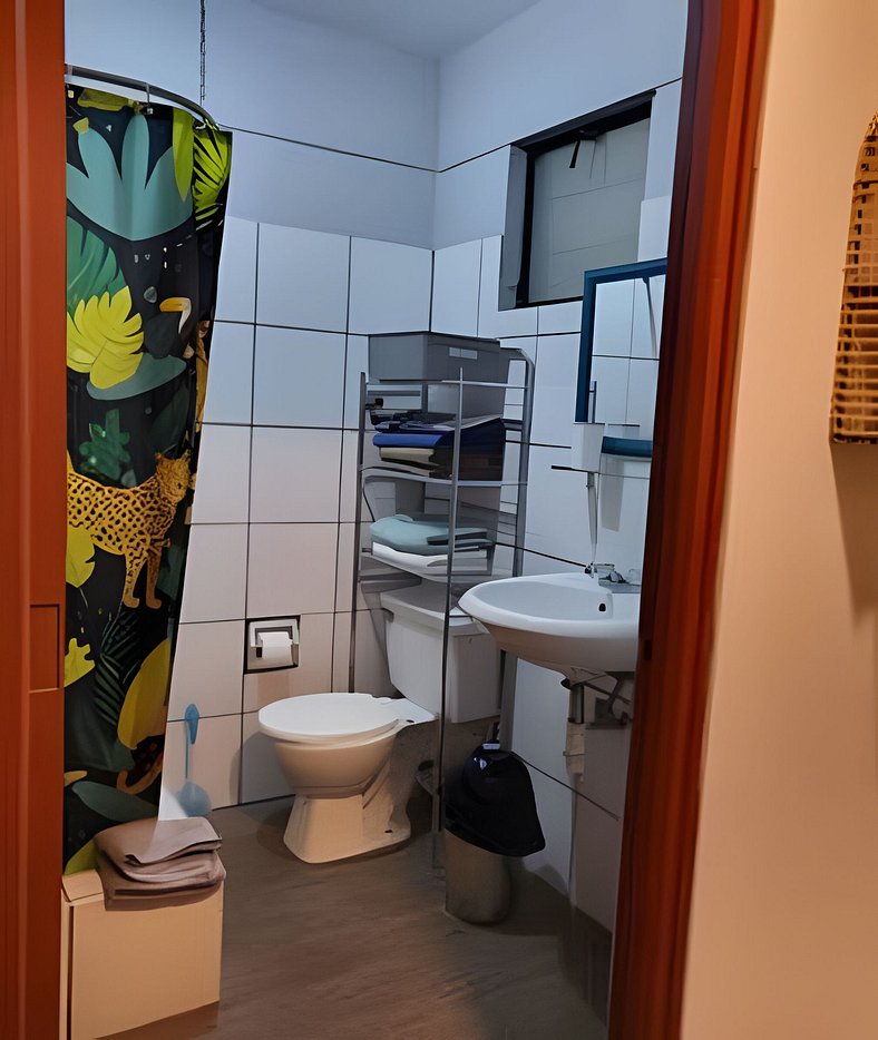 Preciosa habitación quintuple con baño privado